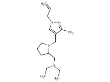 ({1-[(1-allyl-3-methyl-1H-pyrazol-4-yl)methyl]pyrrolidin-2-yl}methyl)diethylamine