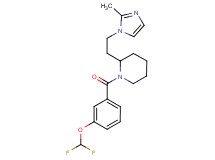 1-[3-(difluoromethoxy)benzoyl]-2-[2-(2-methyl-1H-imidazol-1-yl)ethyl]piperidine