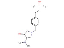 (3S*,4S*)-4-(dimethylamino)-1-[4-(3-hydroxy-3-methylbutyl)benzyl]-3-pyrrolidinol