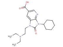 3-cyclohexyl-1-[2-(diethylamino)ethyl]-2-oxo-2,3-dihydro-1H-imidazo[4,5-b]pyridine-6-carboxylic acid