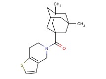 5-[(3,5-dimethyl-1-adamantyl)carbonyl]-4,5,6,7-tetrahydrothieno[3,2-c]pyridine