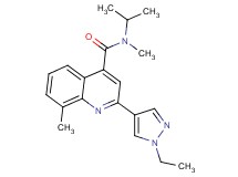 2-(1-ethyl-1H-pyrazol-4-yl)-N-isopropyl-N,8-dimethylquinoline-4-carboxamide