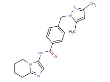 4-[(3,5-dimethyl-1H-pyrazol-1-yl)methyl]-N-(5,6,7,8-tetrahydroimidazo[1,2-a]pyridin-3-yl)benzamide