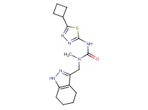 N'-(5-cyclobutyl-1,3,4-thiadiazol-2-yl)-N-methyl-N-(4,5,6,7-tetrahydro-1H-indazol-3-ylmethyl)urea