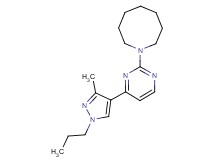1-[4-(3-methyl-1-propyl-1H-pyrazol-4-yl)-2-pyrimidinyl]azocane