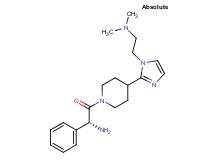 (1R)-2-(4-{1-[2-(dimethylamino)ethyl]-1H-imidazol-2-yl}-1-piperidinyl)-2-oxo-1-phenylethanamine