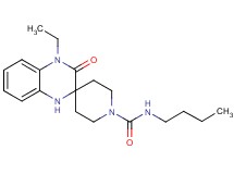N-butyl-4'-ethyl-3'-oxo-3',4'-dihydro-1H,1'H-spiro[piperidine-4,2'-quinoxaline]-1-carboxamide