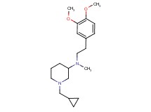 1-(cyclopropylmethyl)-N-[2-(3,4-dimethoxyphenyl)ethyl]-N-methyl-3-piperidinamine