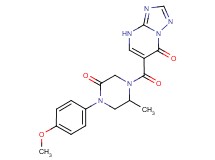 6-{[4-(4-methoxyphenyl)-2-methyl-5-oxo-1-piperazinyl]carbonyl}[1,2,4]triazolo[1,5-a]pyrimidin-7(4H)-one