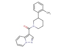 3-{[3-(2-methylphenyl)-1-piperidinyl]carbonyl}pyrazolo[1,5-a]pyridine