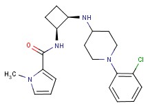 N-((1S*,2R*)-2-{[1-(2-chlorophenyl)-4-piperidinyl]amino}cyclobutyl)-1-methyl-1H-pyrrole-2-carboxamide