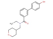 N-ethyl-4'-hydroxy-N-(tetrahydro-2H-pyran-4-ylmethyl)biphenyl-3-carboxamide