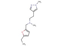 N-[(5-ethyl-2-furyl)methyl]-N-methyl-2-(1-methyl-1H-pyrazol-4-yl)ethanamine