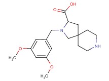 2-(3,5-dimethoxybenzyl)-2,8-diazaspiro[4.5]decane-3-carboxylic acid
