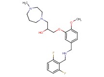 1-(5-{[(2,6-difluorobenzyl)amino]methyl}-2-methoxyphenoxy)-3-(4-methyl-1,4-diazepan-1-yl)-2-propanol
