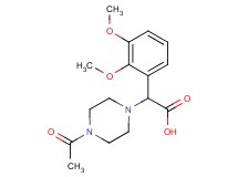 (4-acetylpiperazin-1-yl)(2,3-dimethoxyphenyl)acetic acid