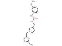 N-(3-methoxyphenyl)-N'-({1-[(2-methyl-1H-imidazol-4-yl)methyl]pyrrolidin-3-yl}methyl)urea