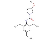 3-methoxy-N-(2,4,6-triethylphenyl)pyrrolidine-1-carboxamide