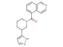 5-{[3-(1H-pyrazol-5-yl)piperidin-1-yl]carbonyl}isoquinoline