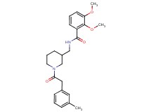 2,3-dimethoxy-N-({1-[(3-methylphenyl)acetyl]-3-piperidinyl}methyl)benzamide