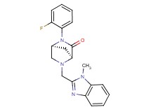 (1S*,4S*)-2-(2-fluorophenyl)-5-[(1-methyl-1H-benzimidazol-2-yl)methyl]-2,5-diazabicyclo[2.2.1]heptan-3-one