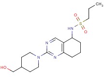 N-{2-[4-(hydroxymethyl)piperidin-1-yl]-5,6,7,8-tetrahydroquinazolin-5-yl}propane-1-sulfonamide