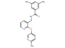 3,5-dimethyl-N-({2-[(6-methylpyridin-3-yl)oxy]pyridin-3-yl}methyl)benzamide