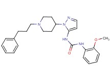 N-(2-methoxyphenyl)-N'-{1-[1-(3-phenylpropyl)-4-piperidinyl]-1H-pyrazol-5-yl}urea