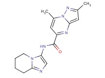 2,7-dimethyl-N-(5,6,7,8-tetrahydroimidazo[1,2-a]pyridin-3-yl)pyrazolo[1,5-a]pyrimidine-5-carboxamide