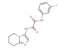 N-(3-fluorophenyl)-N'-(5,6,7,8-tetrahydroimidazo[1,2-a]pyridin-3-yl)ethanediamide