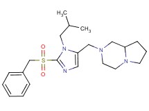 2-{[2-(benzylsulfonyl)-1-isobutyl-1H-imidazol-5-yl]methyl}octahydropyrrolo[1,2-a]pyrazine