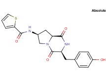 N-[(3S,7S,8aS)-3-(4-hydroxybenzyl)-1,4-dioxooctahydropyrrolo[1,2-a]pyrazin-7-yl]-2-thiophenecarboxamide
