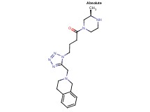 2-[(1-{4-[(3R)-3-methylpiperazin-1-yl]-4-oxobutyl}-1H-tetrazol-5-yl)methyl]-1,2,3,4-tetrahydroisoquinoline