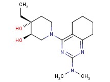 (3R*,4R*)-1-[2-(dimethylamino)-5,6,7,8-tetrahydroquinazolin-4-yl]-4-ethylpiperidine-3,4-diol
