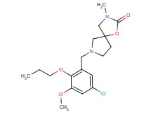 7-(5-chloro-3-methoxy-2-propoxybenzyl)-3-methyl-1-oxa-3,7-diazaspiro[4.4]nonan-2-one