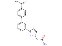2-[3-(4'-acetyl-3-biphenylyl)-1H-pyrazol-1-yl]acetamide