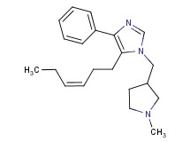 5-[(3Z)-hex-3-en-1-yl]-1-[(1-methylpyrrolidin-3-yl)methyl]-4-phenyl-1H-imidazole