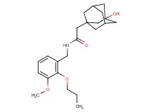 2-(3-hydroxy-1-adamantyl)-N-(3-methoxy-2-propoxybenzyl)acetamide