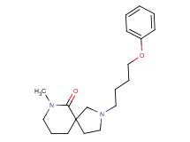 7-methyl-2-(4-phenoxybutyl)-2,7-diazaspiro[4.5]decan-6-one
