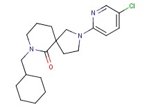 2-(5-chloro-2-pyridinyl)-7-(cyclohexylmethyl)-2,7-diazaspiro[4.5]decan-6-one