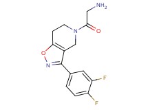 2-[3-(3,4-difluorophenyl)-6,7-dihydroisoxazolo[4,5-c]pyridin-5(4H)-yl]-2-oxoethanamine