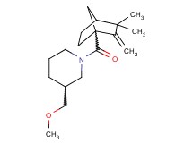 1-[(3,3-dimethyl-2-methylenebicyclo[2.2.1]hept-1-yl)carbonyl]-3-(methoxymethyl)piperidine