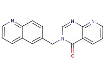 3-(quinolin-6-ylmethyl)pyrido[2,3-d]pyrimidin-4(3H)-one