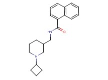 N-[(1-cyclobutyl-3-piperidinyl)methyl]-1-naphthamide