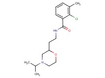 2-chloro-N-[2-(4-isopropylmorpholin-2-yl)ethyl]-3-methylbenzamide