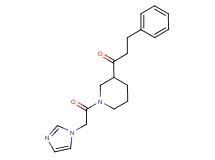 1-[1-(1H-imidazol-1-ylacetyl)-3-piperidinyl]-3-phenyl-1-propanone