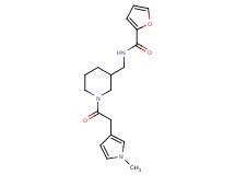 N-({1-[2-(1-methyl-1H-pyrrol-3-yl)acetyl]-3-piperidinyl}methyl)-2-furamide