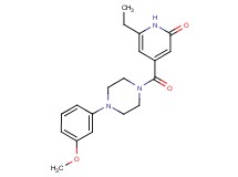 6-ethyl-4-{[4-(3-methoxyphenyl)piperazin-1-yl]carbonyl}pyridin-2(1H)-one