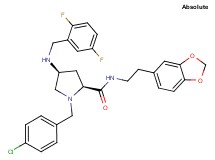 (4S)-N-[2-(1,3-benzodioxol-5-yl)ethyl]-1-(4-chlorobenzyl)-4-[(2,5-difluorobenzyl)amino]-L-prolinamide