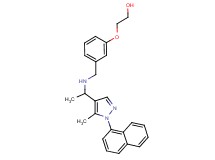 2-{3-[({1-[5-methyl-1-(1-naphthyl)-1H-pyrazol-4-yl]ethyl}amino)methyl]phenoxy}ethanol